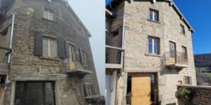 Ravalement et rénovation de façades à Lyon et Villefranche, ouest lyonnais. Façadiers et maçonnerie neuf et ancien, fausses pierres.